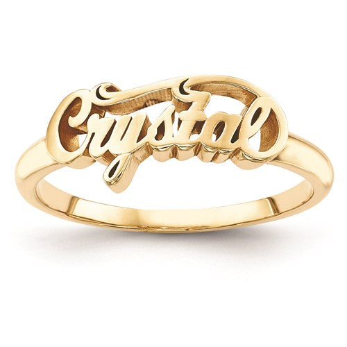 Celestial Personalized Name Ring