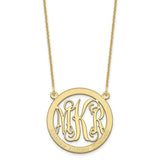 Small Family Monogram Necklace