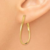 10k Small Twisted Earrings