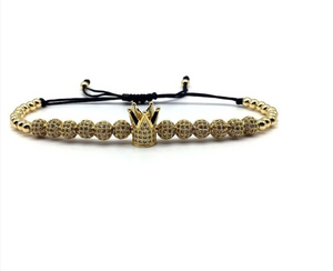 Crowned Jewel Stainless Bracelet