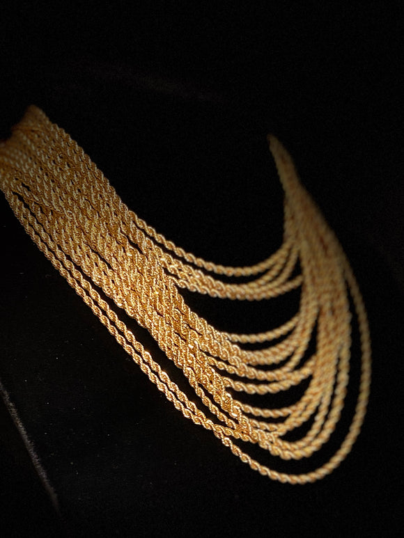 14k Gold Rope Chains