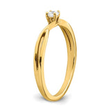 14k Diamond Promise Ring