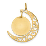 Moon with Picture Memory Pendant