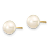 14k White Freshwater Pearl Necklace/Bracelet/Earring Set
