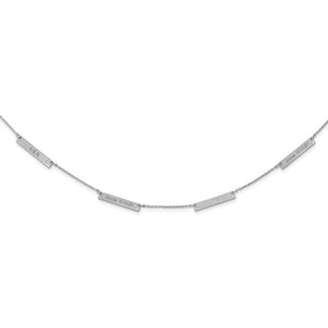 Personalized 4 Celebration Diamond Necklace