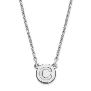 Personalized Circular Bar Initial Necklace