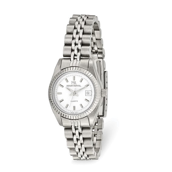 Ladies Mountroyal Stainless Steel White Dial Watch