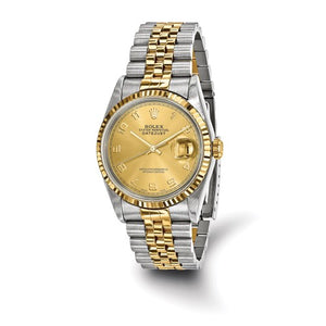 Pre-owned Rolex Steel/18ky Mens Datejust Watch (Call for Pricing)