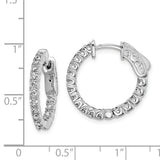 In and Out Round Hoop Earrings