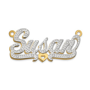 3-Dimensional Diamond Name Plate